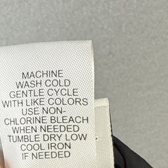 RUE Plus Parachute Pants Size 1X Black Pockets Pull Strings Y2K 100% Nylon 50x30 - Picture 7 of 8